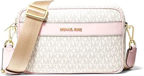 michael kors vanilla powder blush|Michael Kors Jet Set Kenly Large Pocket Crossbody Vanilla MK .